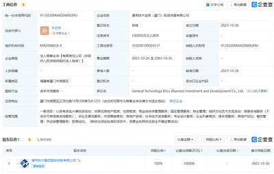 通用技術集團在廈門成立投資公司，資本賦能區域發展新篇章