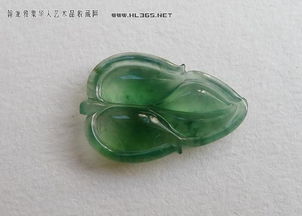 翡翠A貨玻璃種熒光葉 自然與工藝的完美邂逅，正品保障值得收藏